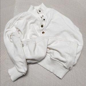 Aerie quarter button up brand new🤍🤎